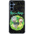 Adult Swim Rick and Morty Portal Travel Galaxy A35 5G Clear Case